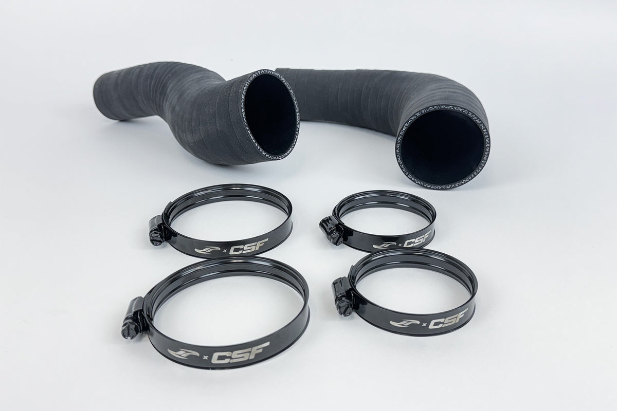 CSF x Jackson Racing Performance Stepped Core Intercooler - Black - Toyota GR Corolla (2023+)
