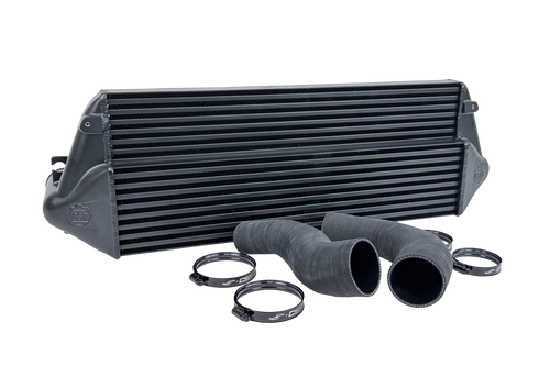 CSF x Jackson Racing Performance Stepped Core Intercooler - Black - Toyota GR Corolla (2023+)