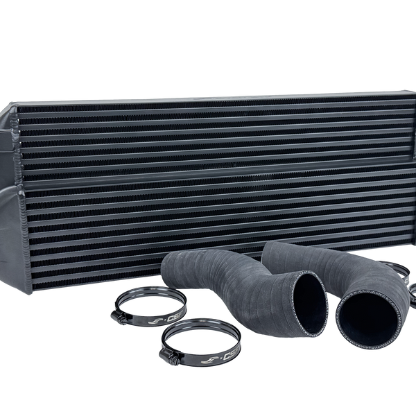 CSF x Jackson Racing Performance Stepped Core Intercooler - Black - Toyota GR Corolla (2023+)