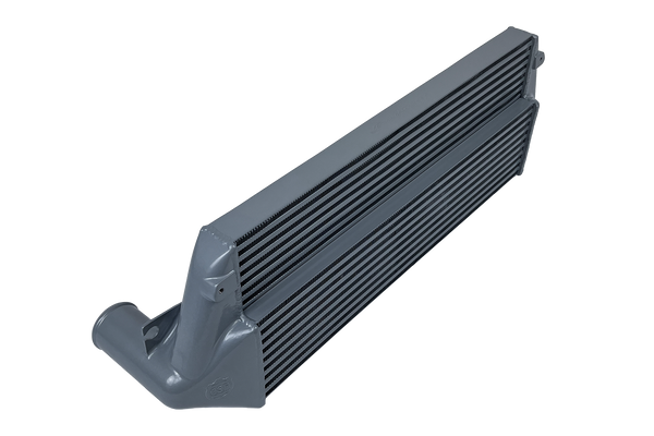 CSF x Jackson Racing Performance Stepped Core Intercooler - Black - Toyota GR Corolla (2023+)