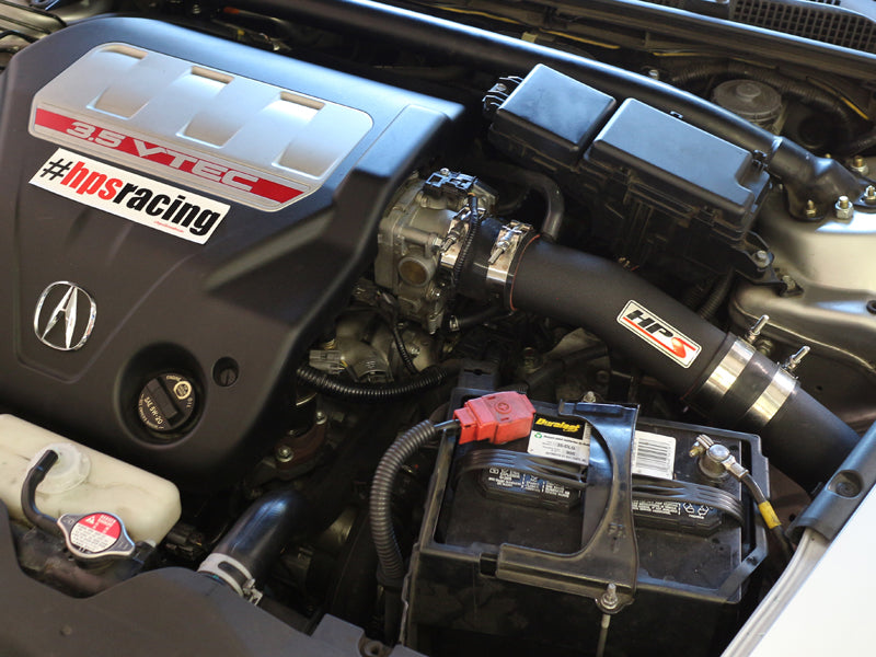 HPS Performance Cold Air Intake Kit (Black) - Acura TL / Acura TL Type-S / Honda Accord - (2004-2008 / 2007-2008 / 2003-2007)