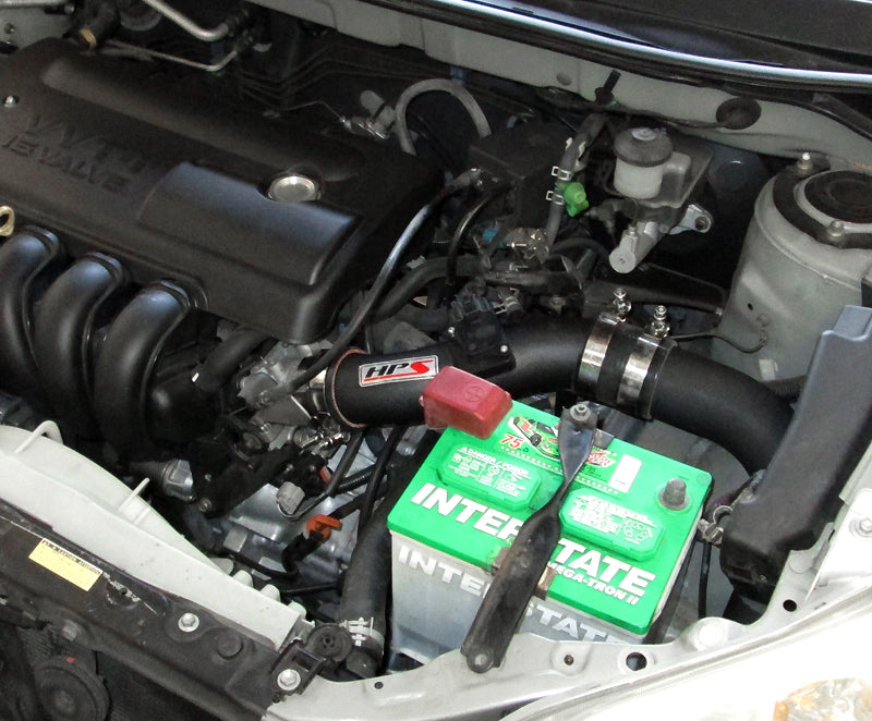 HPS Performance Cold Air Intake Kit (Black) - Pontiac Vibe 1ZZ-FE / Toyota Corolla 1ZZ-FE / Toyota Matrix XR 1ZZ-FE - (2003-2004)