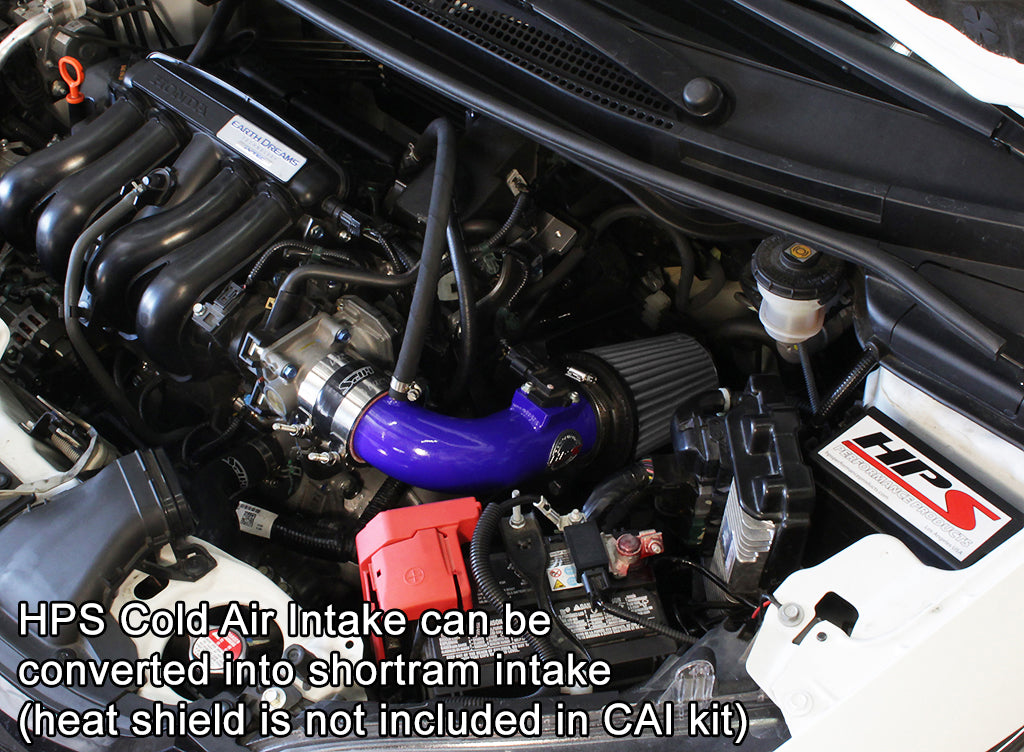 HPS Performance Cold Air Intake Kit (Blue) - Honda Fit Manual Trans. - (2015-2020)