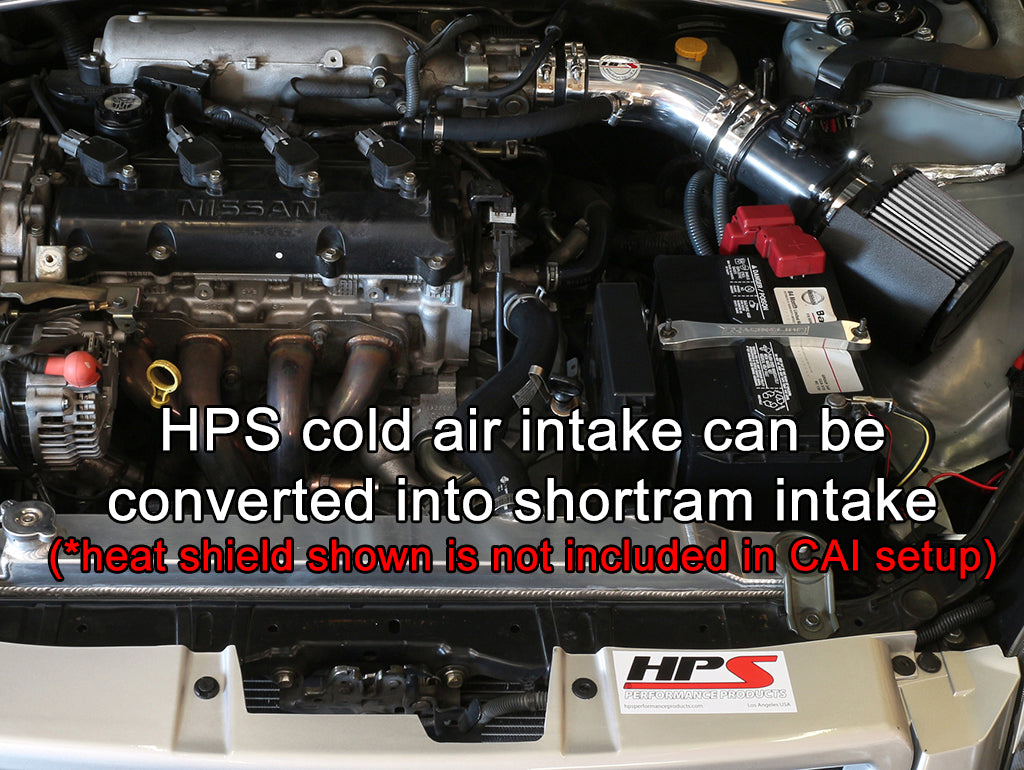 HPS Performance Cold Air Intake Kit (Polished) - Nissan Altima 4Cyl - (2002-2006)