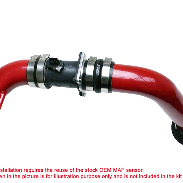 HPS Performance Cold Air Intake Kit Red 837-570R