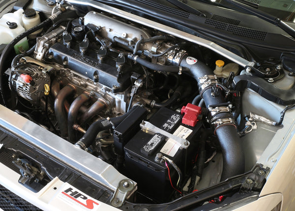 HPS Performance Cold Air Intake Kit, Black, 837-570WB
