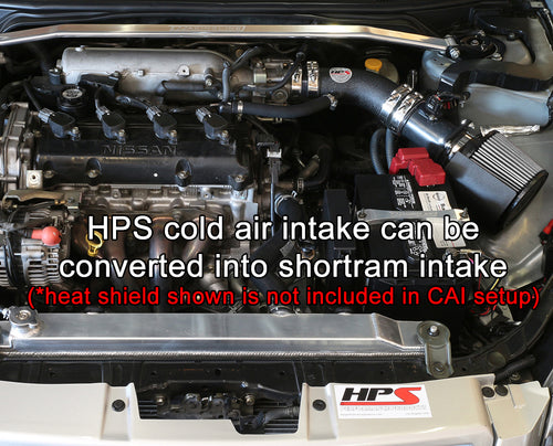 HPS Performance Cold Air Intake Kit, Black, 837-570WB