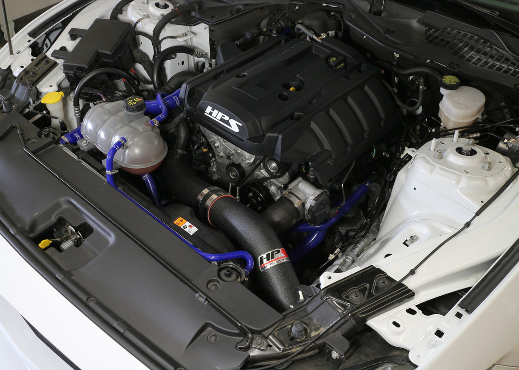 HPS Performance Cold Air Intake Kit (Black) - Ford Mustang Ecoboost . / Ford Mustang Ecoboost - (2015-2017 / 2015-2020)