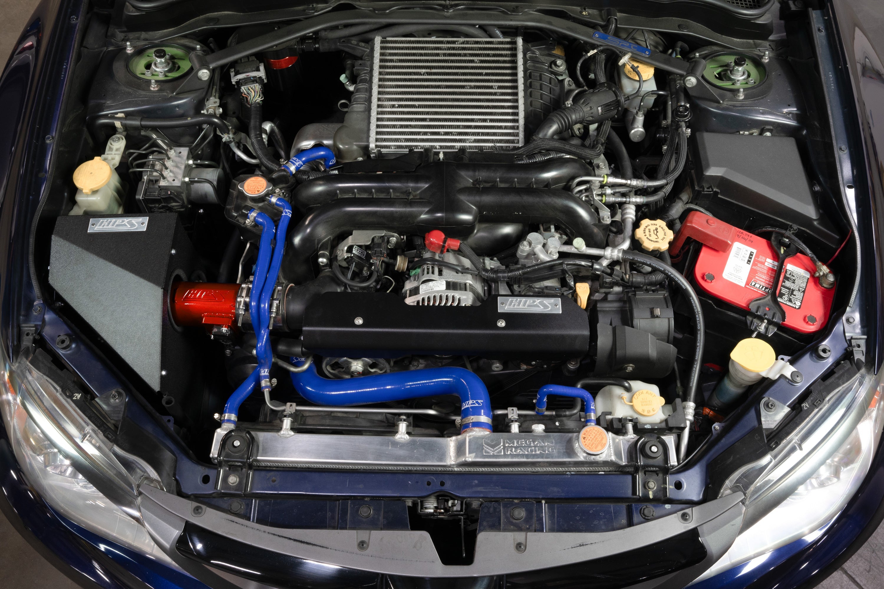 HPS Performance Cold Air Intake Kit, Red, 837-778R