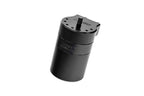HPS Performance Billet Aluminum Oil Catch Can Kit, Black, 860-002WB