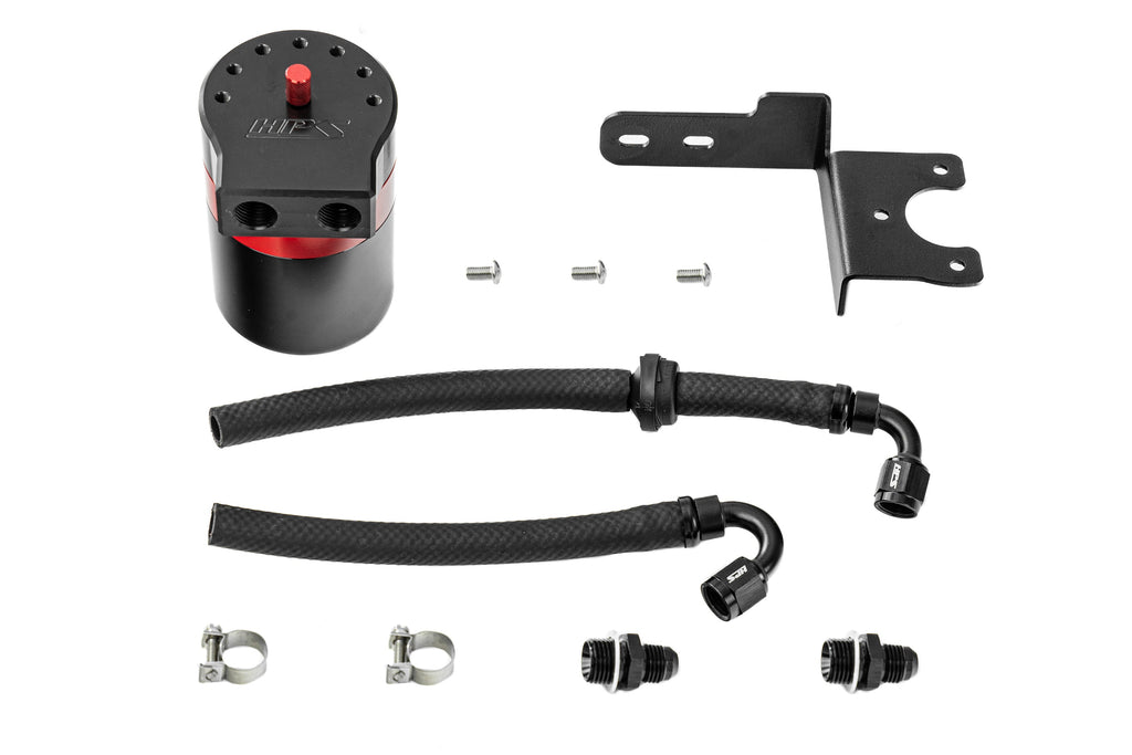 HPS Performance Billet Aluminum Oil Catch Can Kit - Honda Civic Type R / Honda Civic Type R / Acura Integra Type S - (2017-2021 / 2023-2024 / 2024)