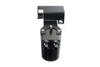HPS Performance Billet Aluminum Oil Catch Can Kit, Black, 860-003WB
