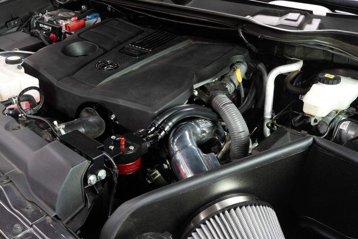 HPS Performance Billet Aluminum Oil Catch Can Kit - Toyota Sequoia / Toyota Tundra (2023-2024 / 2022-2024)