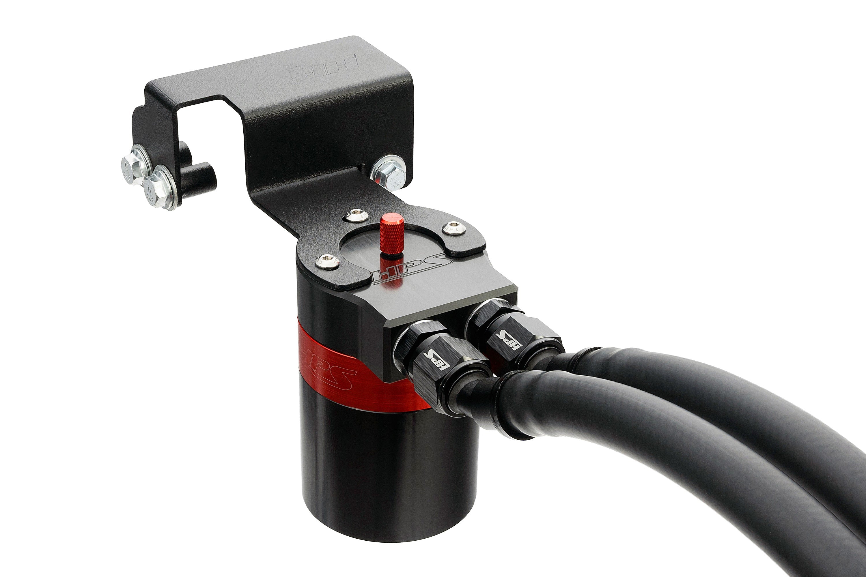 HPS Performance Billet Aluminum Oil Catch Can Kit - Toyota Sequoia / Toyota Tundra - (2023-2024 / 2022-2024)