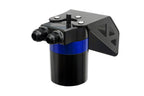 HPS Performance Billet Aluminum Oil Catch Can Kit, Blue, 860-004BL