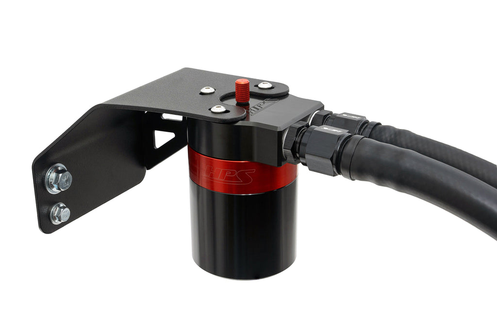 HPS Performance Billet Aluminum Oil Catch Can Kit - Subaru WRX / Subaru 2.5GT - (2008-2014)