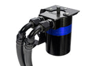 HPS Performance Billet Aluminum Oil Catch Can Kit, Blue, 860-005BL