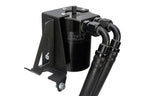 HPS Performance Billet Aluminum Oil Catch Can Kit, Black, 860-005WB