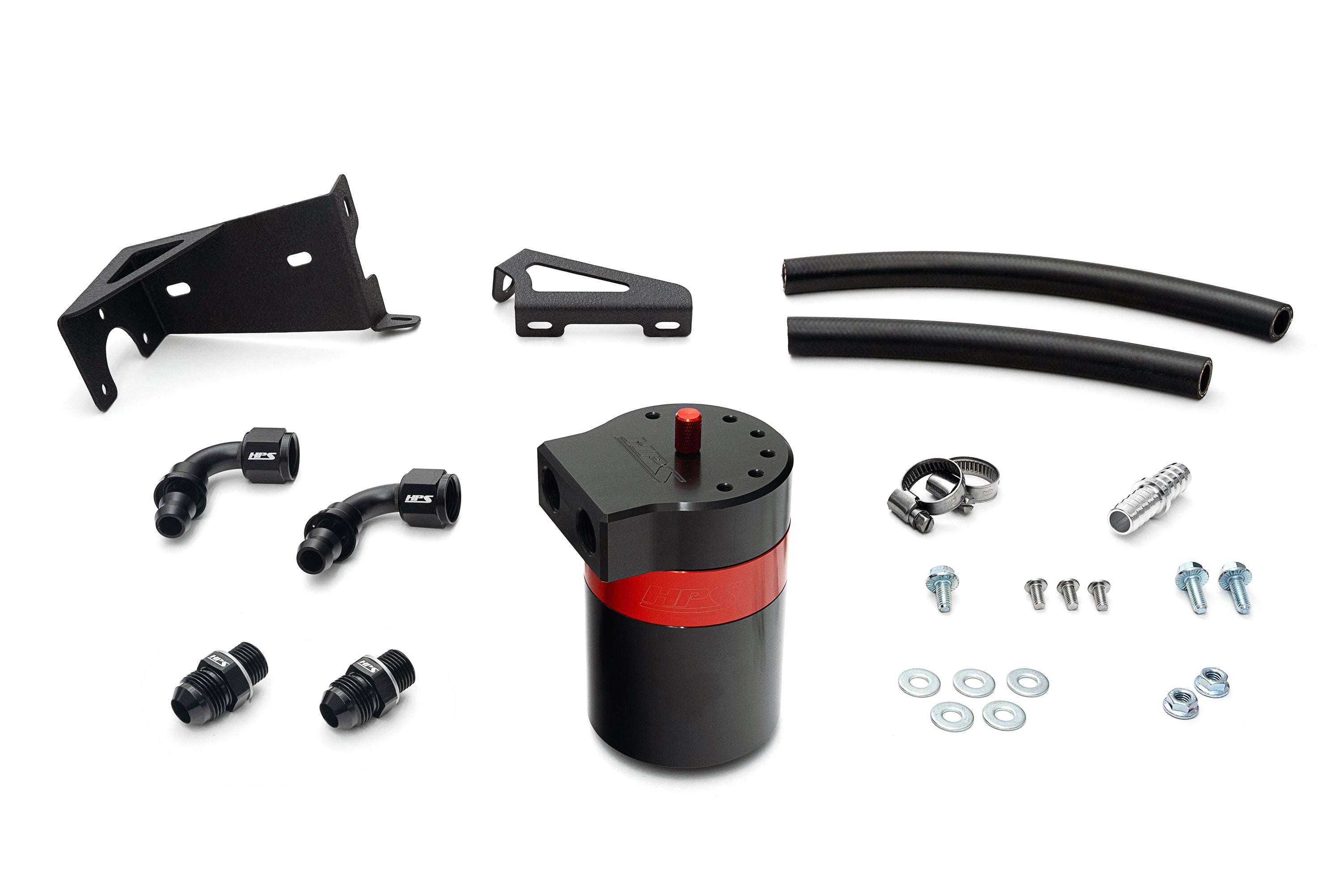 HPS Performance Billet Aluminum Oil Catch Can Kit - Lexus GX460 - (2010-2023)