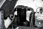 HPS Performance Billet Aluminum Oil Catch Can Kit, Black, 860-006WB