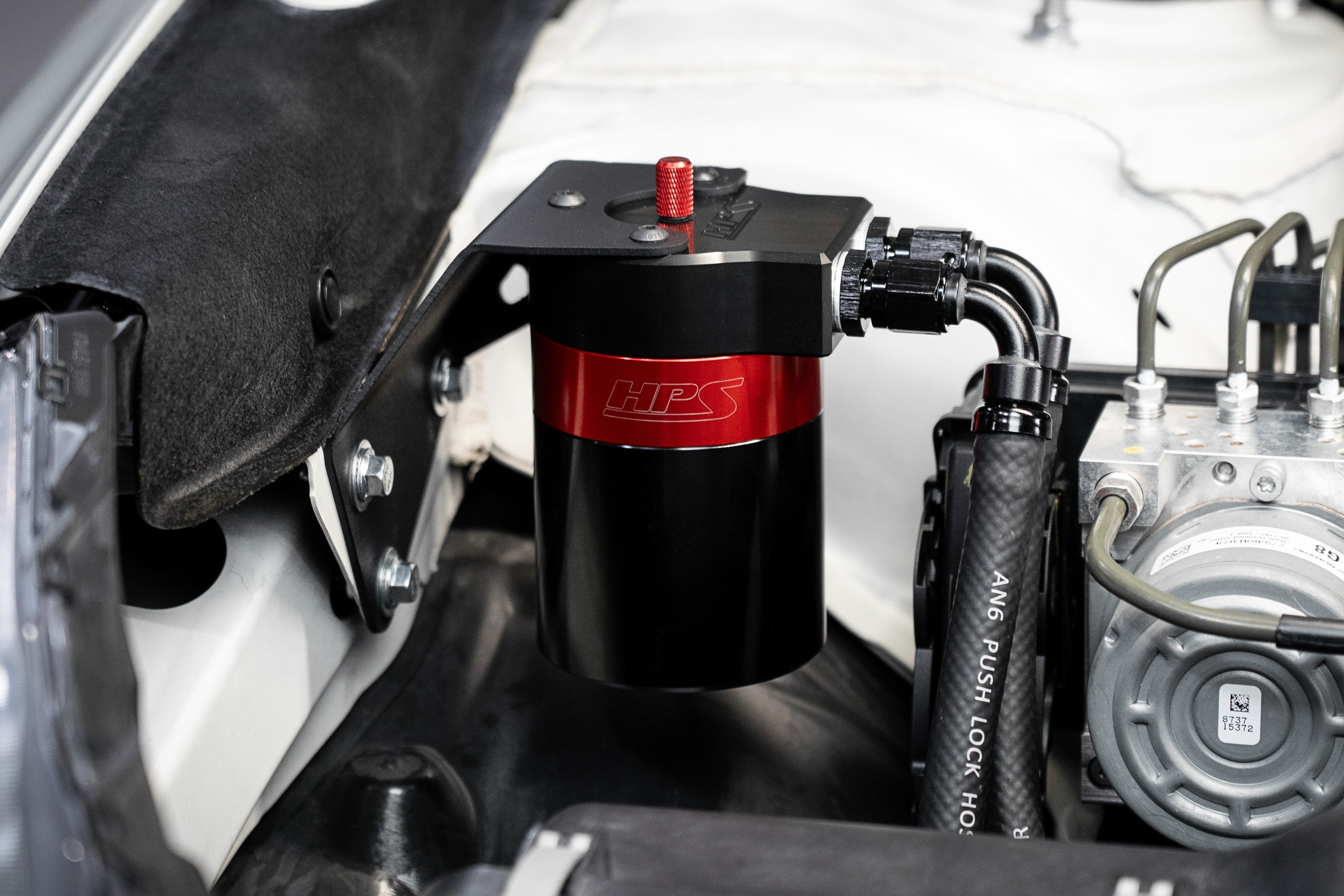 HPS Performance Billet Aluminum Oil Catch Can Kit - Subaru Legacy Naturally Aspirated / Subaru Outback Naturally Aspirated - (2015-2019)