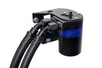 HPS Performance Billet Aluminum Oil Catch Can Kit, Blue, 860-007BL