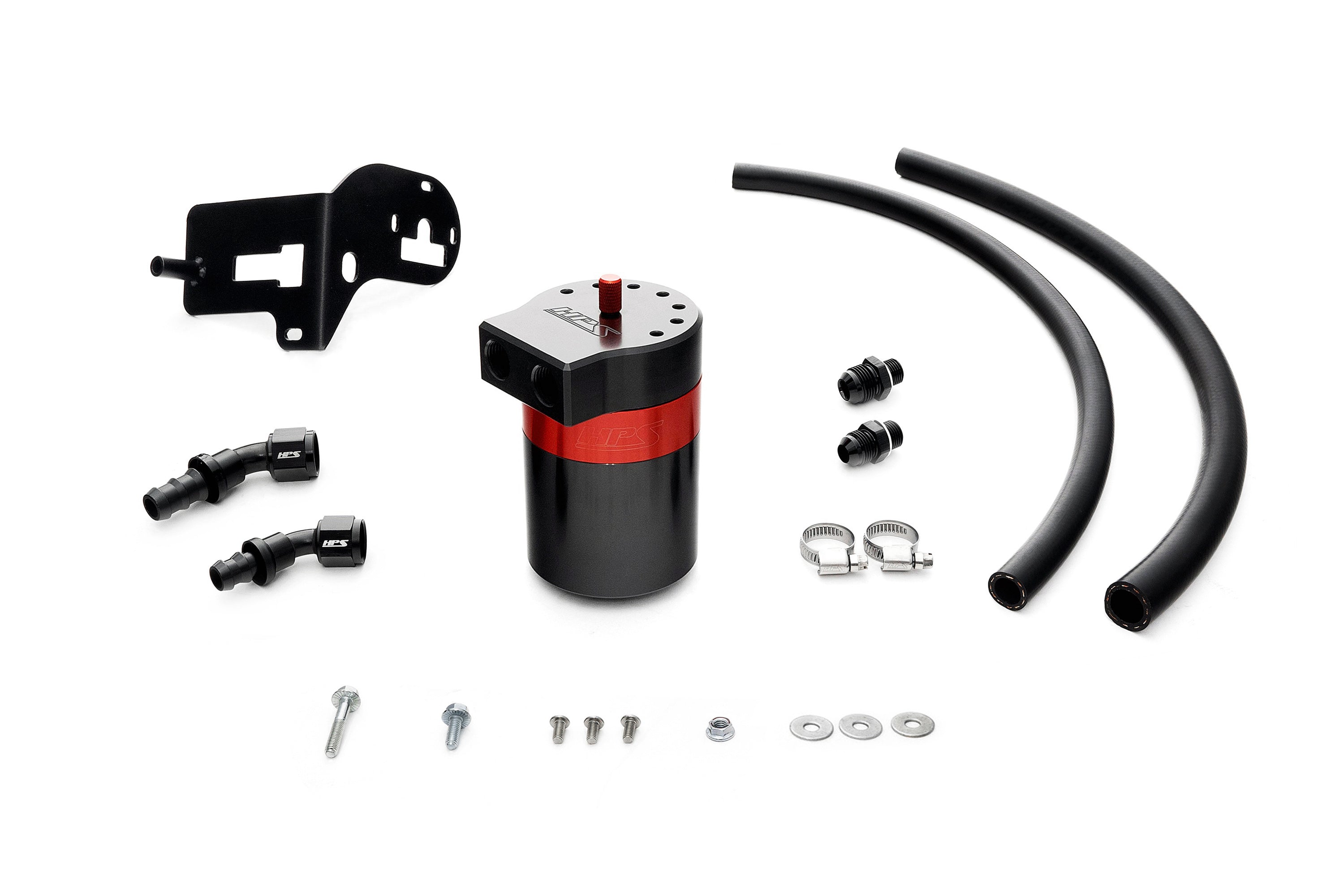 HPS Performance Billet Aluminum Oil Catch Can Kit - Subaru WRX - (2015-2021)