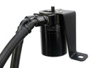 HPS Performance Billet Aluminum Oil Catch Can Kit, Black, 860-008WB