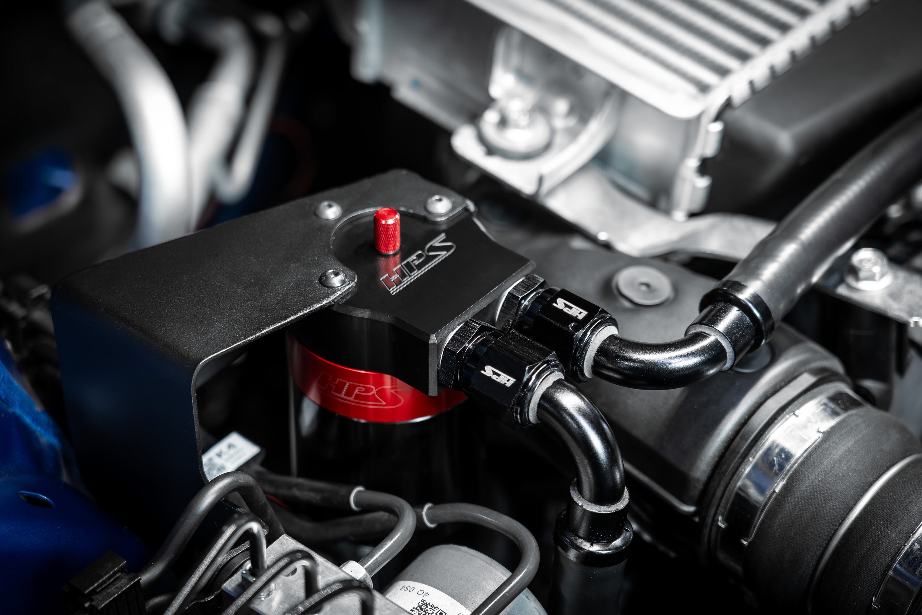 HPS Performance Billet Aluminum Oil Catch Can Kit - Subaru WRX - (2022-2024)