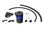 HPS Performance Billet Aluminum Oil Catch Can Kit, Blue, 860-010BL