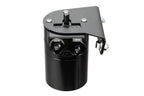 HPS Performance Billet Aluminum Oil Catch Can Kit, Black, 860-010WB