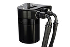 HPS Performance Billet Aluminum Oil Catch Can Kit, Black, 860-010WB