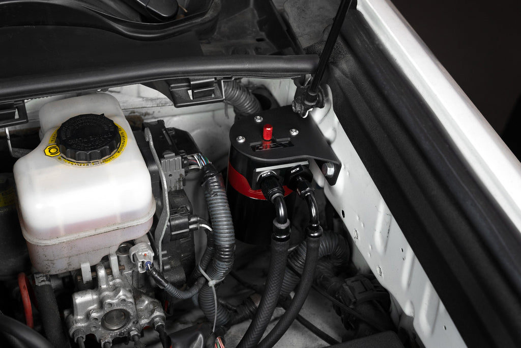HPS Performance Billet Aluminum Oil Catch Can Kit - Toyota 4Runner - (2010-2024)