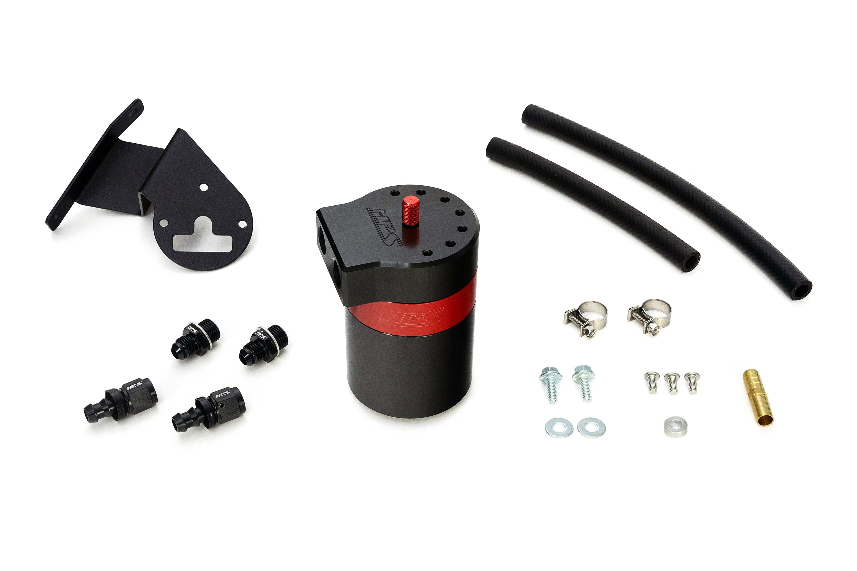 HPS Performance Billet Aluminum Oil Catch Can Kit - Acura TSX - (2009-2014)
