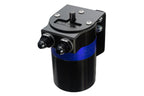 HPS Performance Billet Aluminum Oil Catch Can Kit, Blue, 860-014BL