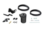 HPS Performance Billet Aluminum Oil Catch Can Kit, Black, 860-014WB
