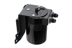 HPS Performance Billet Aluminum Oil Catch Can Kit, Black, 860-014WB