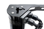 HPS Performance Billet Aluminum Oil Catch Can Kit, Black, 860-015WB