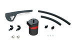 HPS Performance Billet Aluminum Oil Catch Can Kit, Red, 860-015