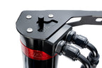 HPS Performance Billet Aluminum Oil Catch Can Kit, Red, 860-015
