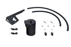 HPS Performance Billet Aluminum Oil Catch Can Kit, Black, 860-018WB