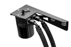 HPS Performance Billet Aluminum Oil Catch Can Kit, Black, 860-018WB