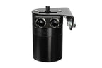 HPS Performance Billet Aluminum Oil Catch Can Kit, Black, 860-019WB