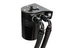 HPS Performance Billet Aluminum Oil Catch Can Kit, Black, 860-019WB
