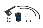 HPS Performance Billet Aluminum Oil Catch Can Kit, Blue, 860-021BL