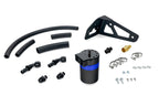HPS Performance Billet Aluminum Oil Catch Can Kit, Blue, 860-023BL