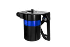 HPS Performance Billet Aluminum Oil Catch Can Kit, Blue, 860-023BL