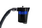HPS Performance Billet Aluminum Oil Catch Can Kit, Blue, 860-023BL