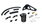 HPS Performance Billet Aluminum Oil Catch Can Kit, Black, 860-023WB