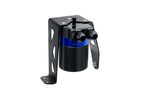 HPS Performance Billet Aluminum Oil Catch Can Kit, Blue, 860-024BL
